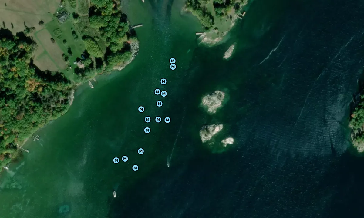 Satelite image of Russo Bay