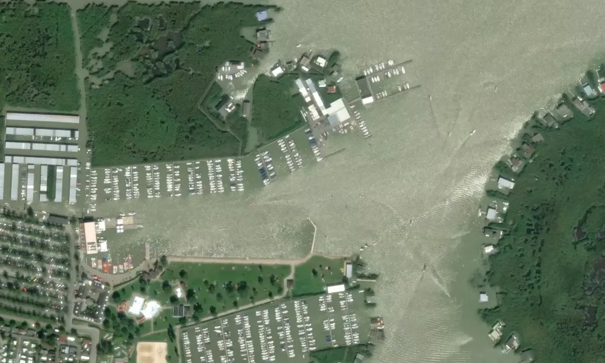 Satelite image of Rust