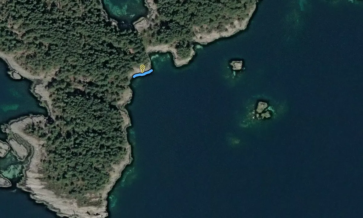 Satelite image of Rutsøya