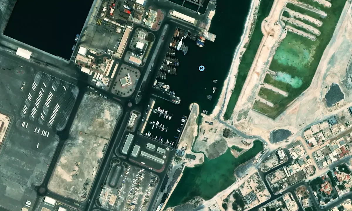 Satelite image of Ruwais Port