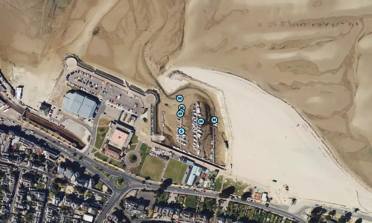 Flyfoto av Ryde Harbour Isle of Wight