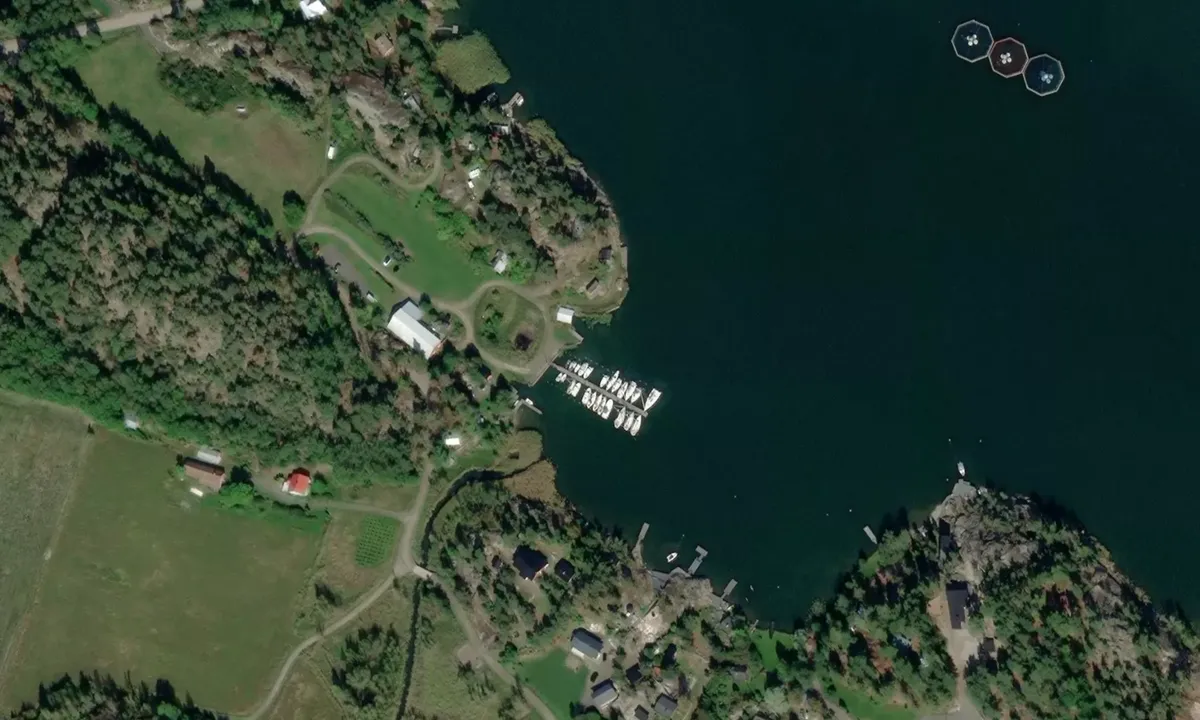 Flyfoto av Rymättylä Marina Oy