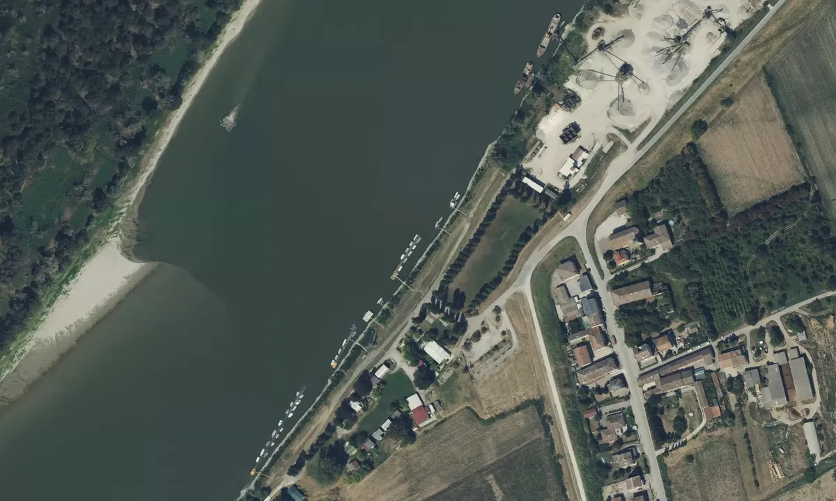 Satelite image of Sacca di Colorno
