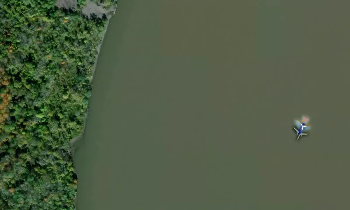 Satelite image of Saddle Bags