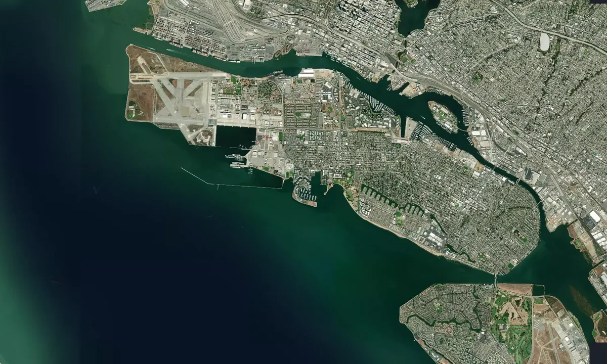 Flyfoto av Safe Harbor Ballena Isle - Alameda