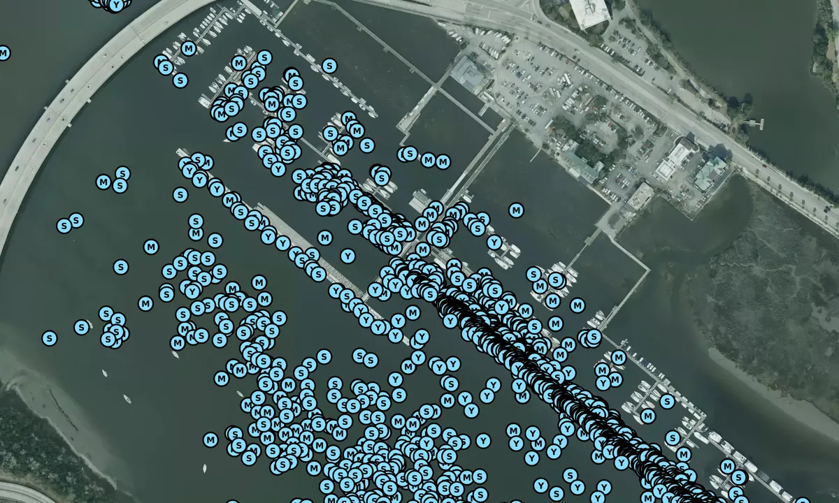 Satelite image of Safe Harbor Charleston City