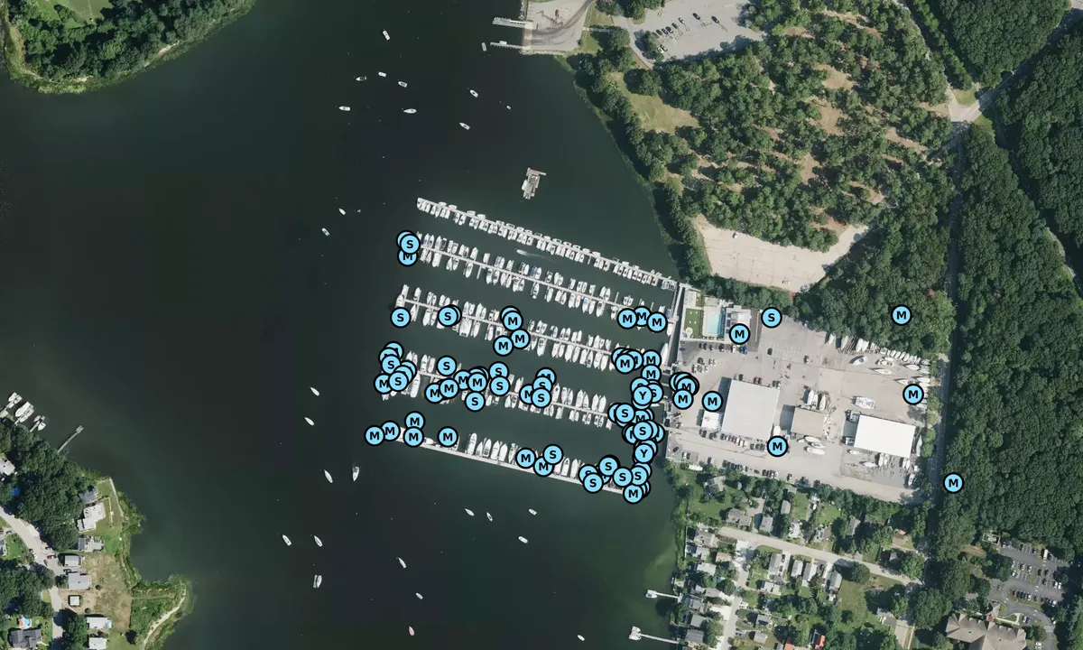 Satelite image of Safe Harbor Cove Haven