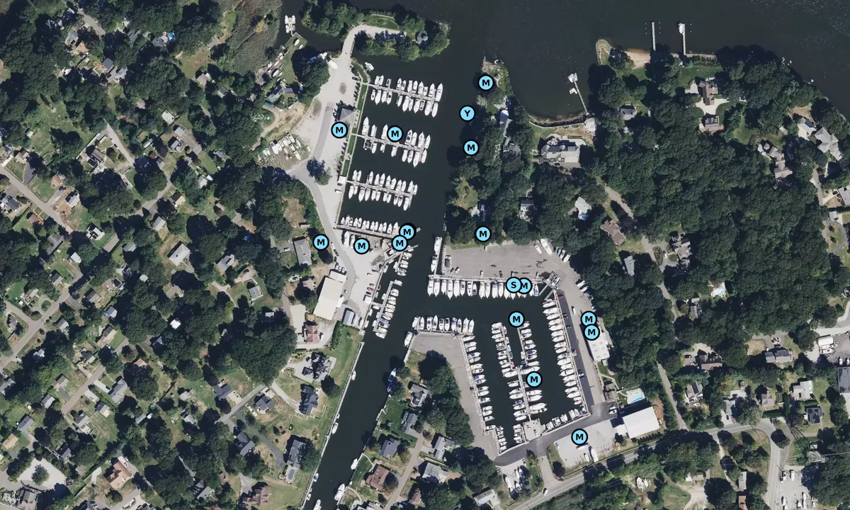 Satelite image of Safe Harbor Ferry Point