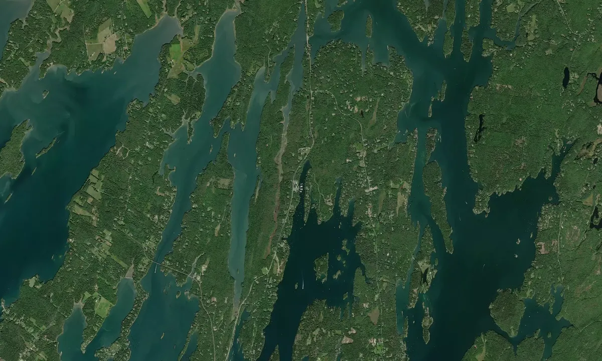 Flyfoto av Safe Harbor Great Island