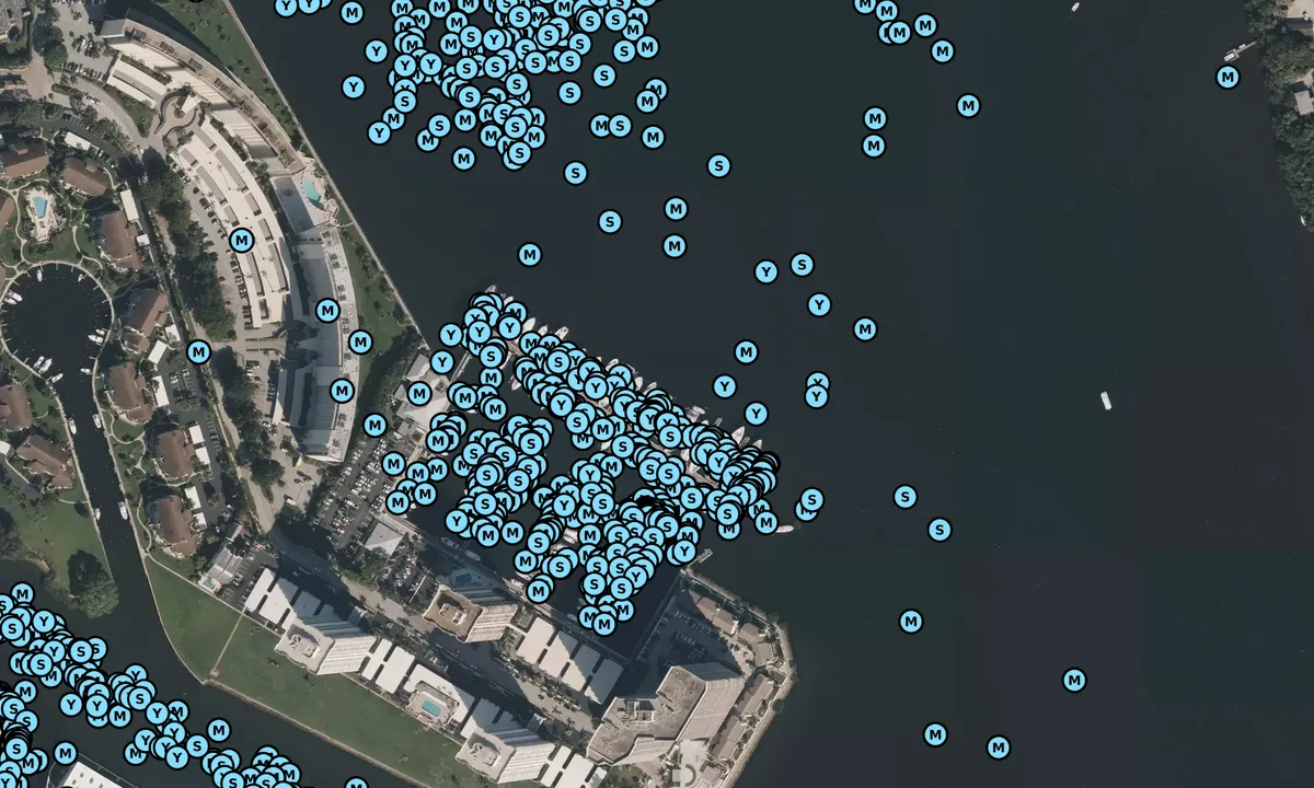Satelite image of Safe Harbor Old Port Cove - Palm Beach