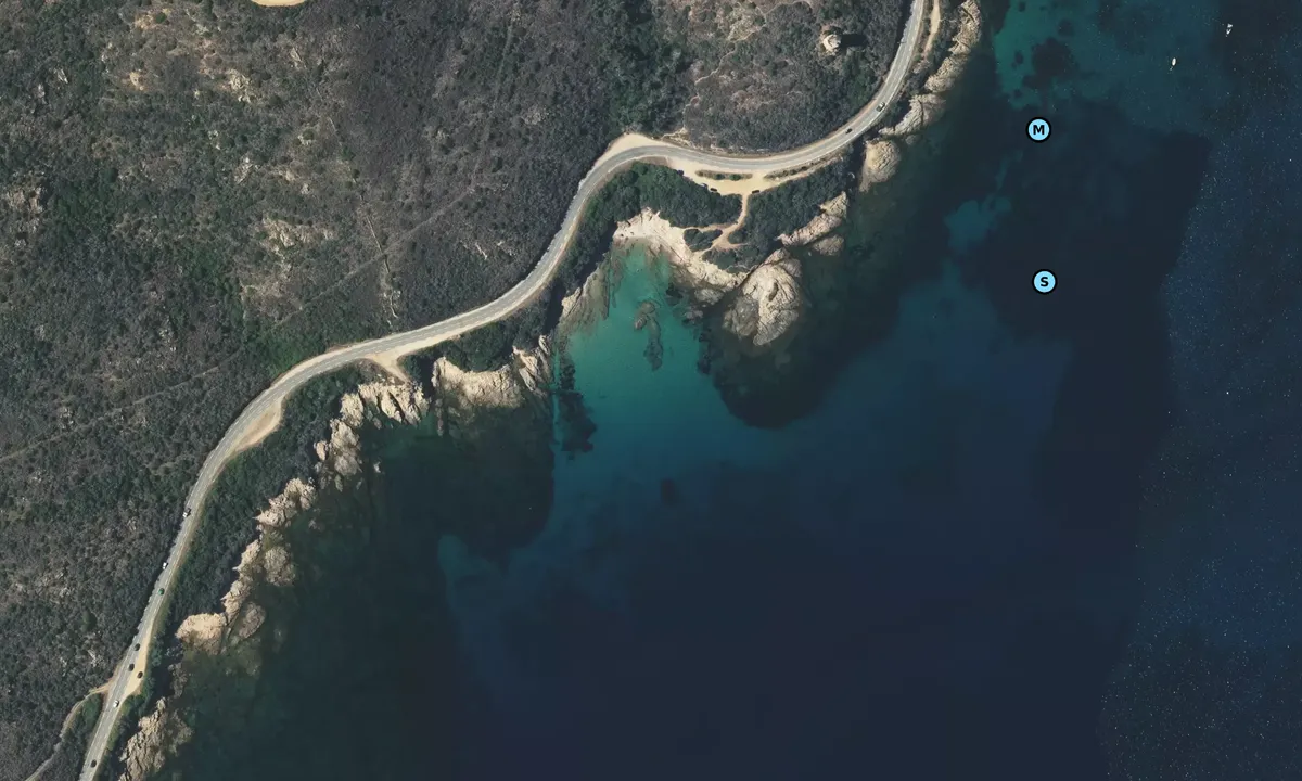 Satelite image of Sagone - West