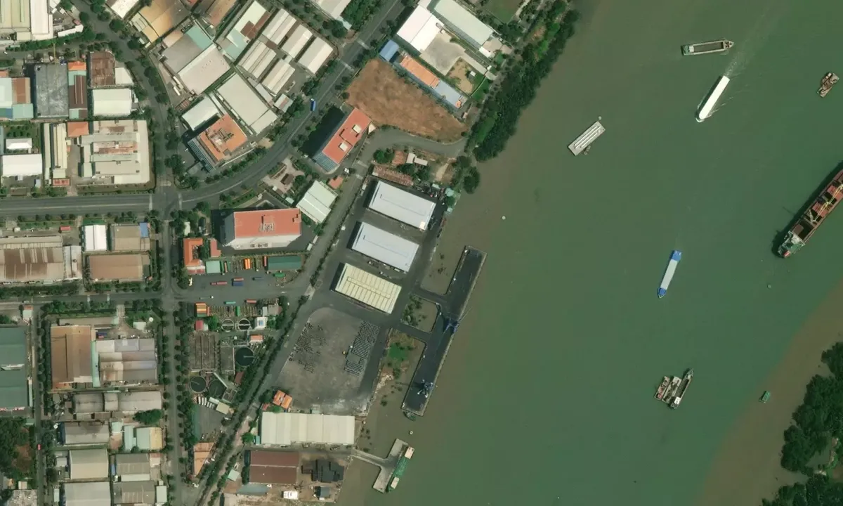 Satelite image of Saigon Shipbuilding Insdustry. Ltd