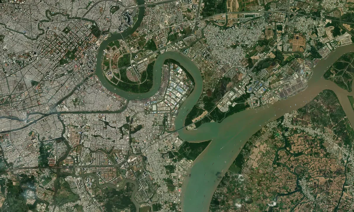 Flyfoto av Saigon Shipbuilding Insdustry. Ltd