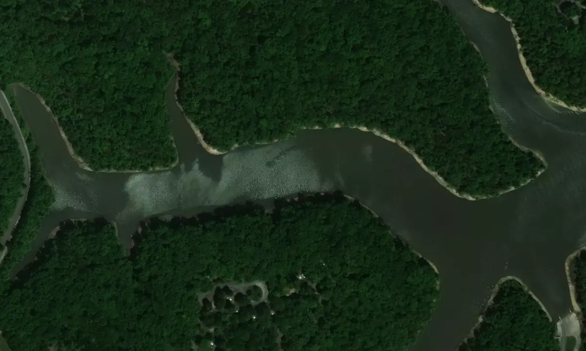 Satelite image of Sailboat Cove