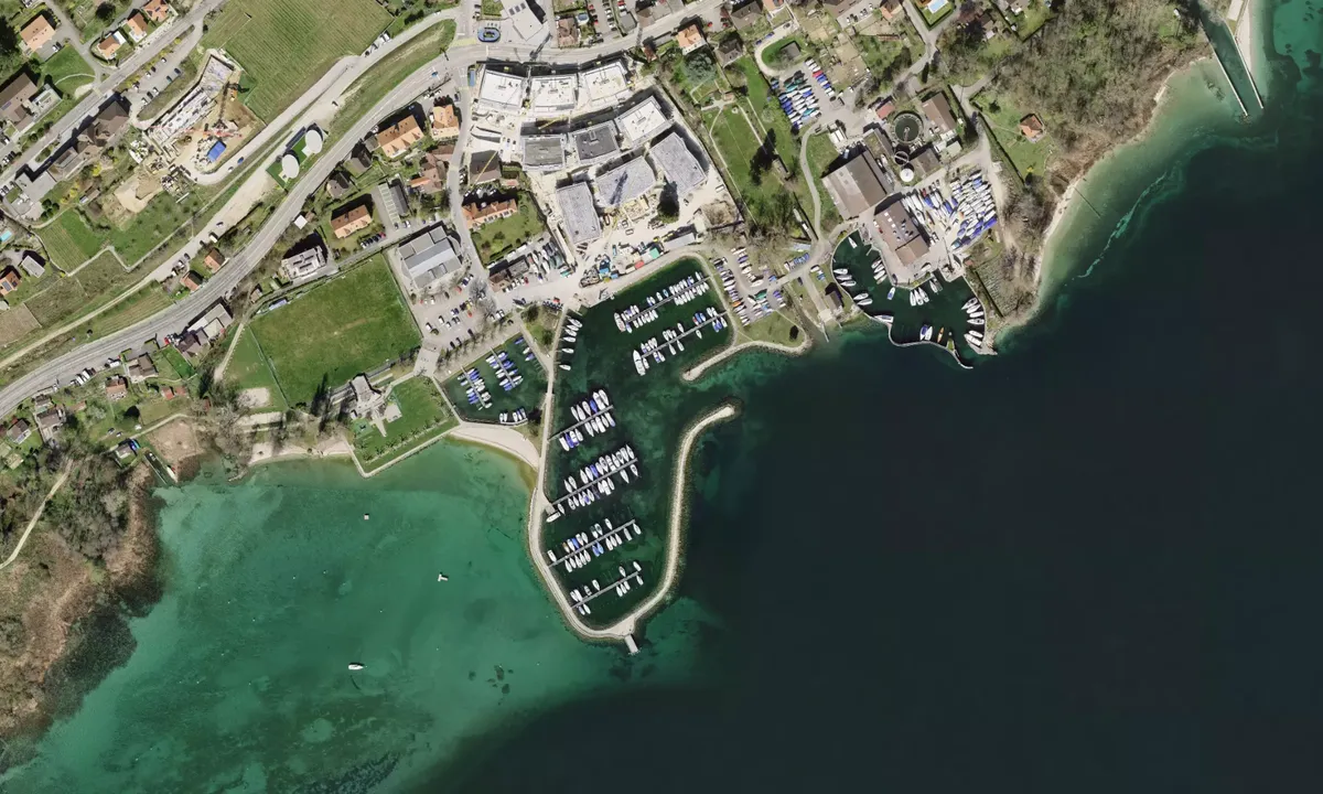 Flyfoto av Saint-Aubin