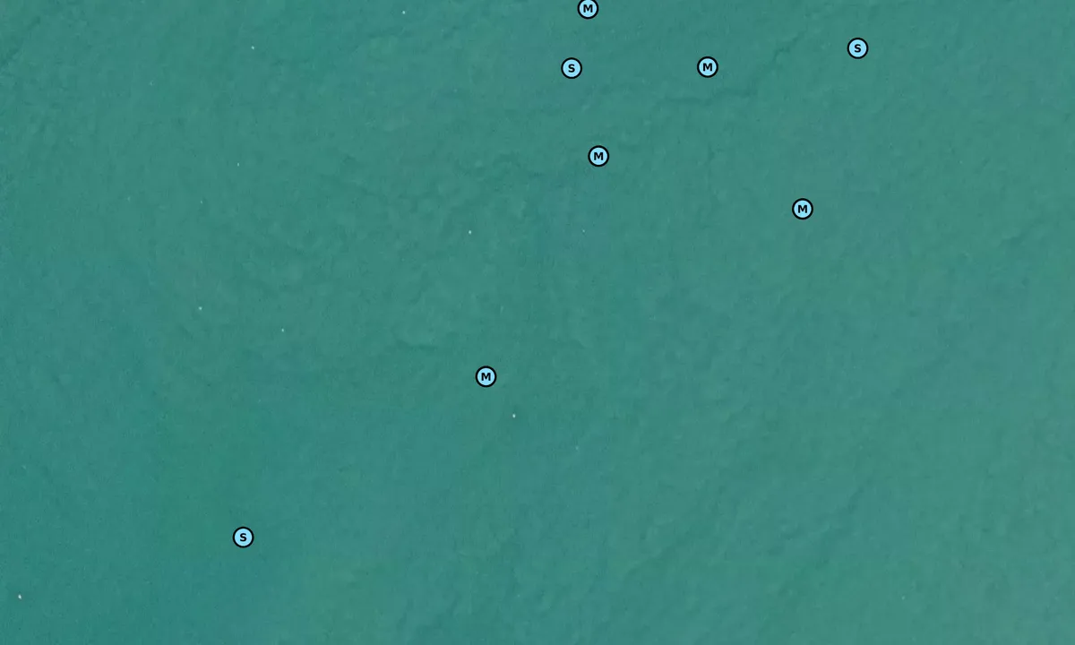 Satelite image of Saint Catherine Bay