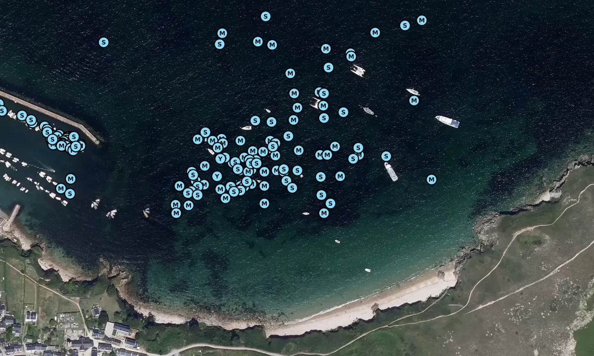 Satelite image of Saint Gildas - Avant port