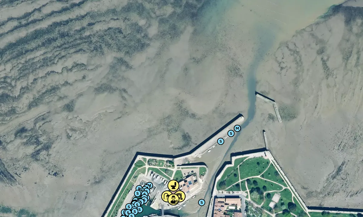 Satelite image of Saint-Martin de Ré