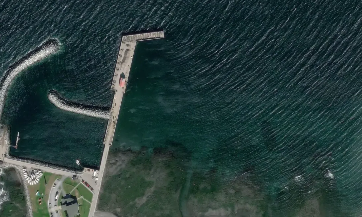 Flyfoto av Sainte-Anne-des-Monts Wharf