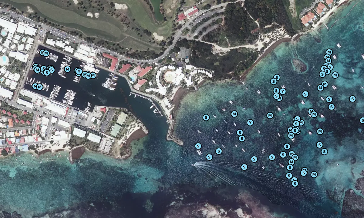 Satelite image of Sainte-Francois