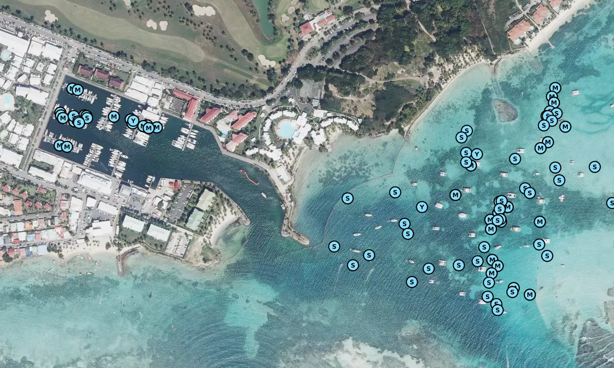 Satelite image of Sainte-Francois