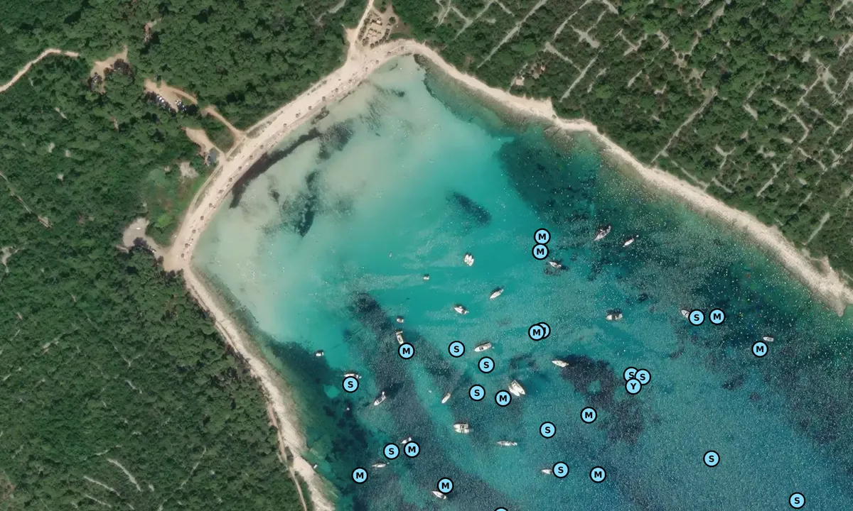 Satelite image of Sakarun