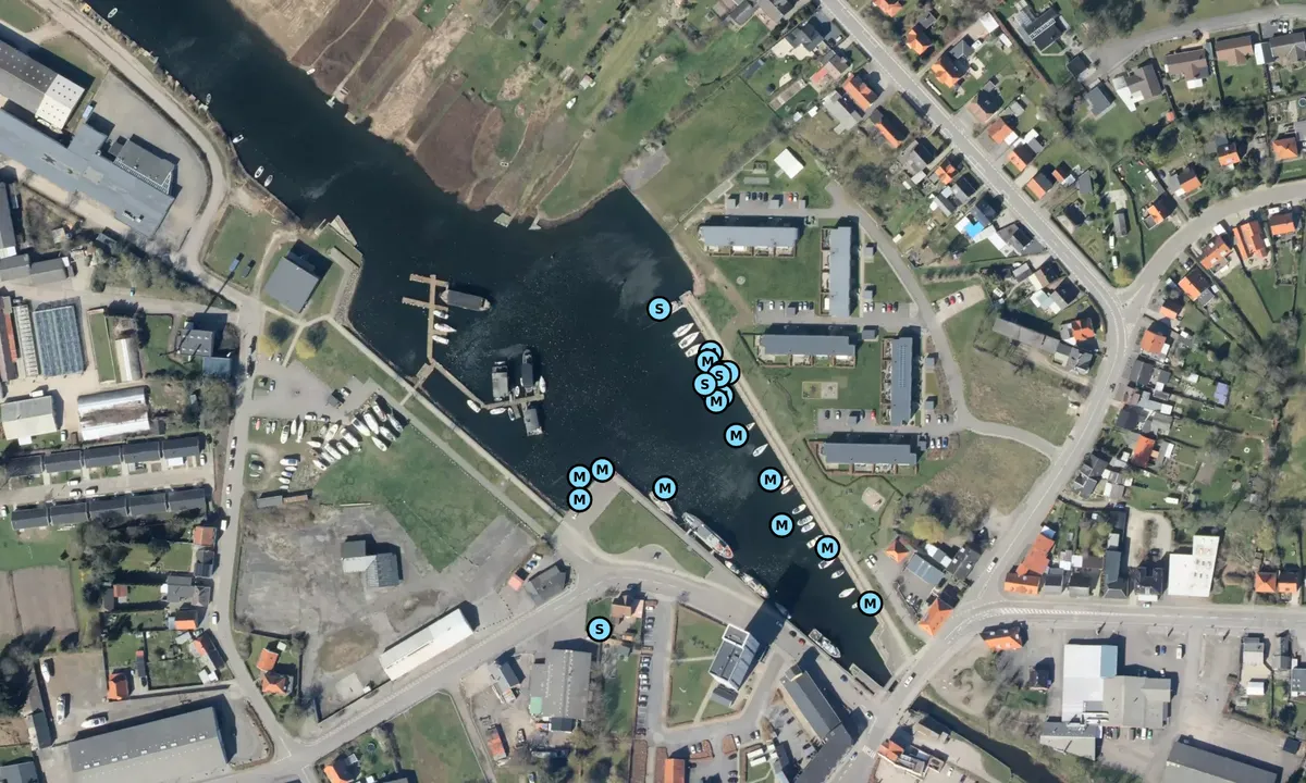 Satelite image of Sakskøbing Havn