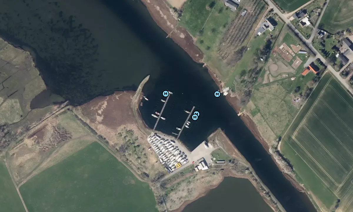 Satelite image of Sakskøbing Lystbådehavn