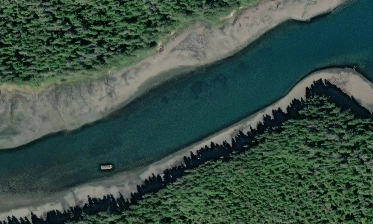 Satelite image of Salmon Bay