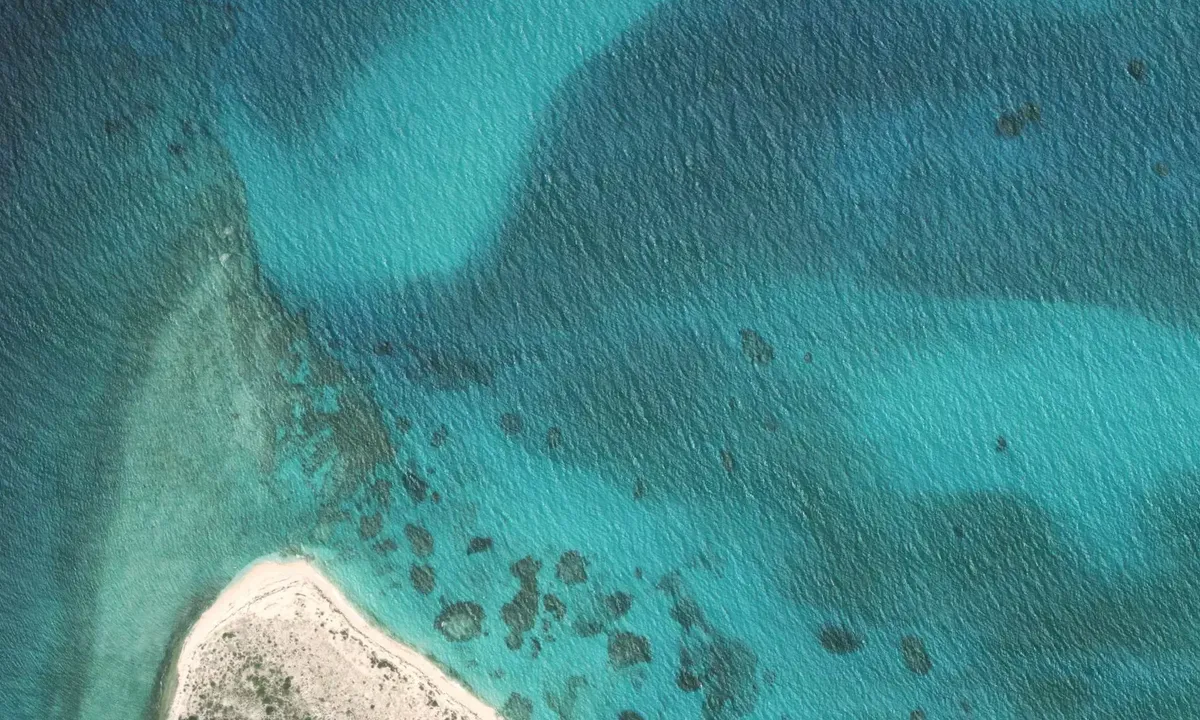 Satelite image of Salt Cay North