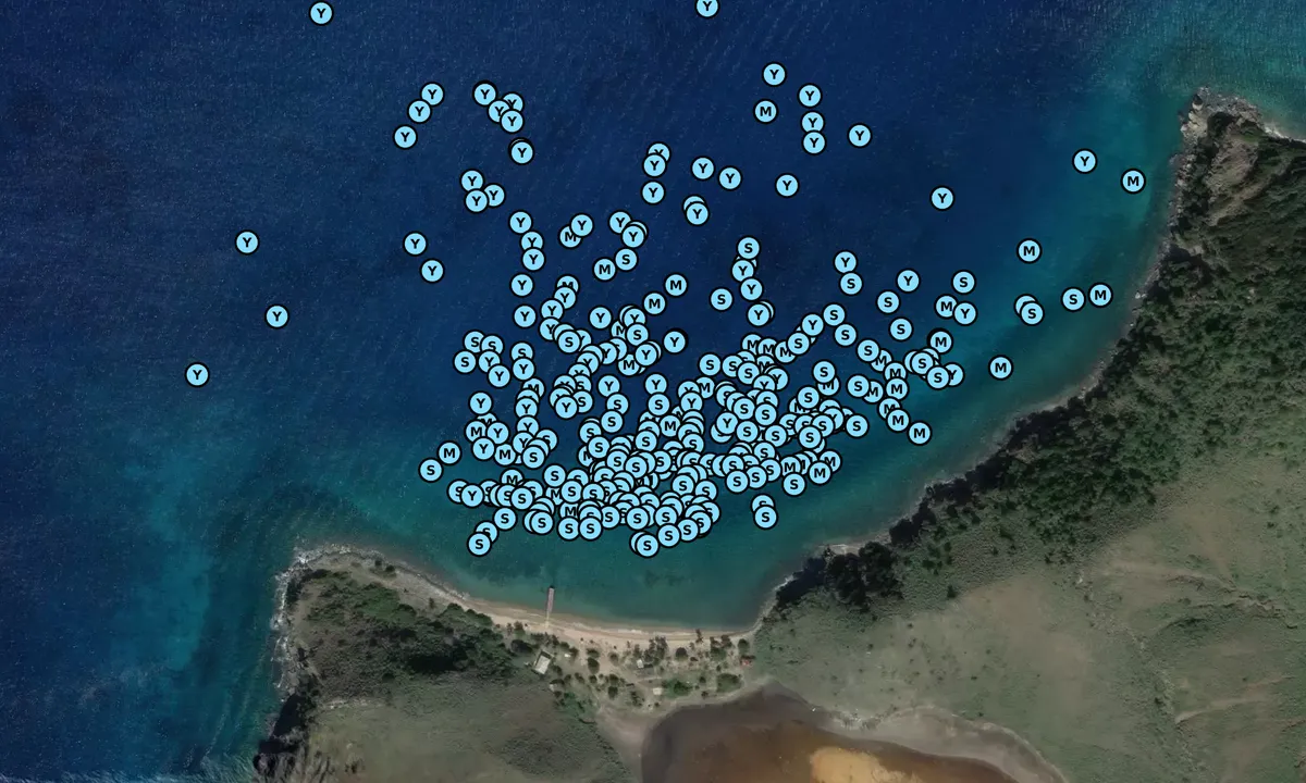 Satelite image of Salt Island Bay