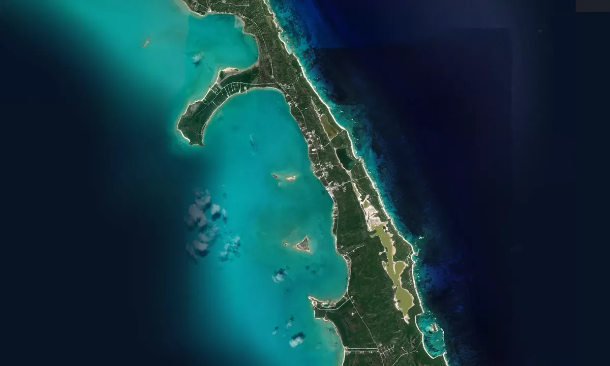 Flyfoto av Salt Pond - McKann's Settlement