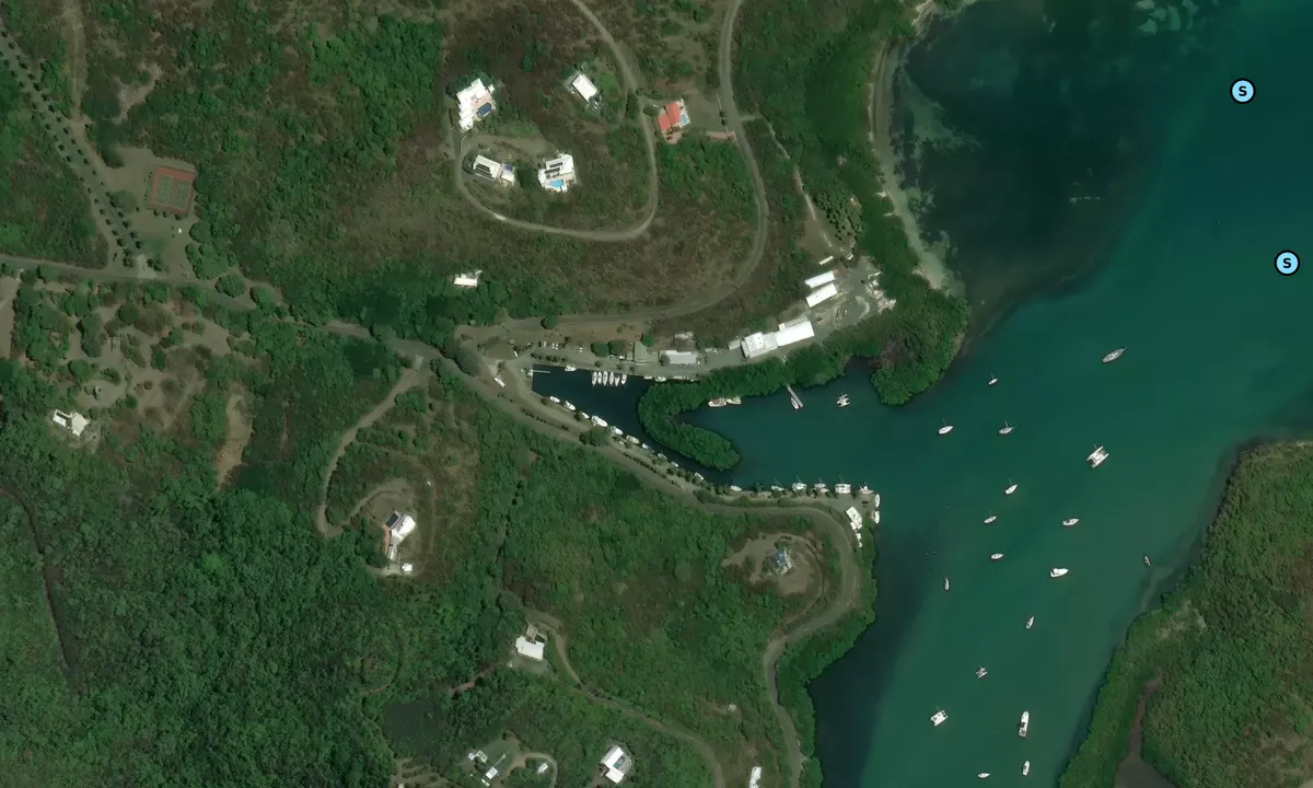 Satelite image of Salt River Marina 1