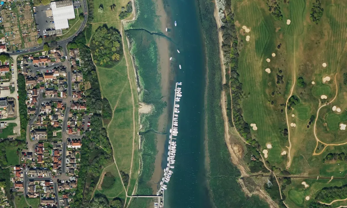 Satelite image of Salterns