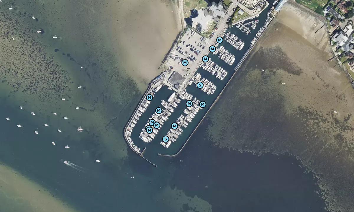 Satelite image of Salterns Marina - Poole
