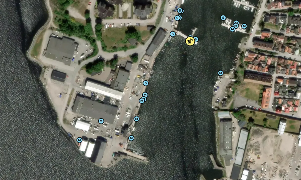 Satelite image of Saltö Fiskhamn