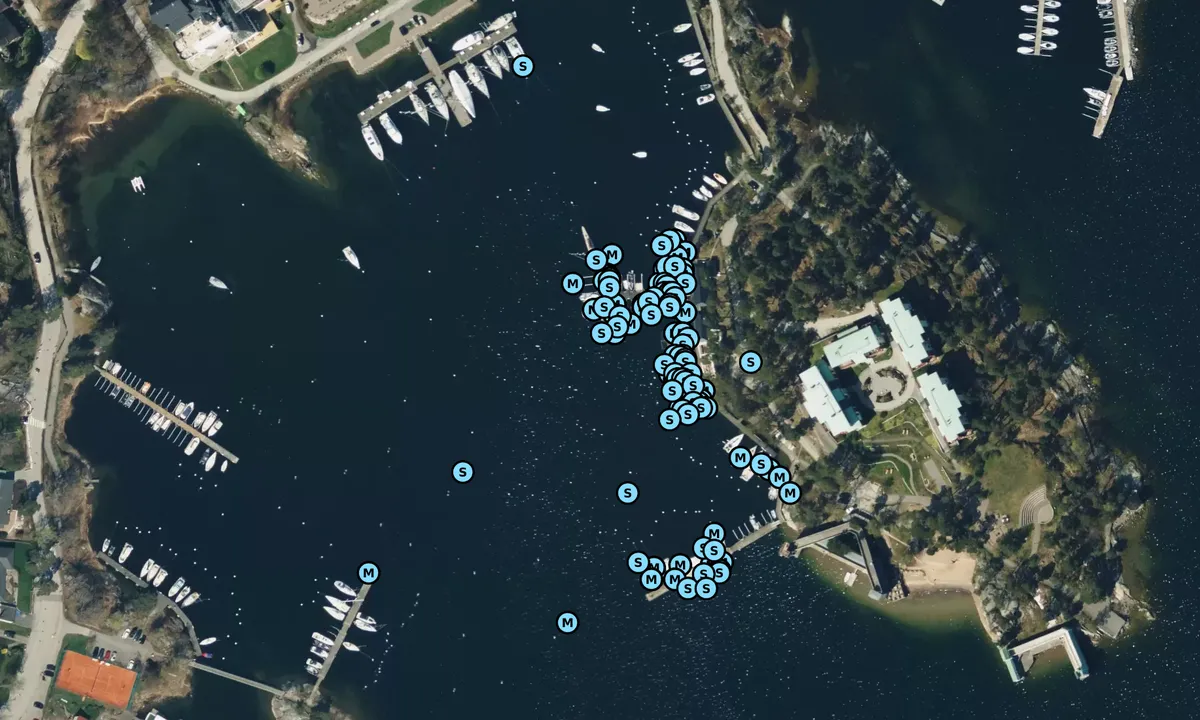 Satelite image of Saltsjöbaden - Hotellviken
