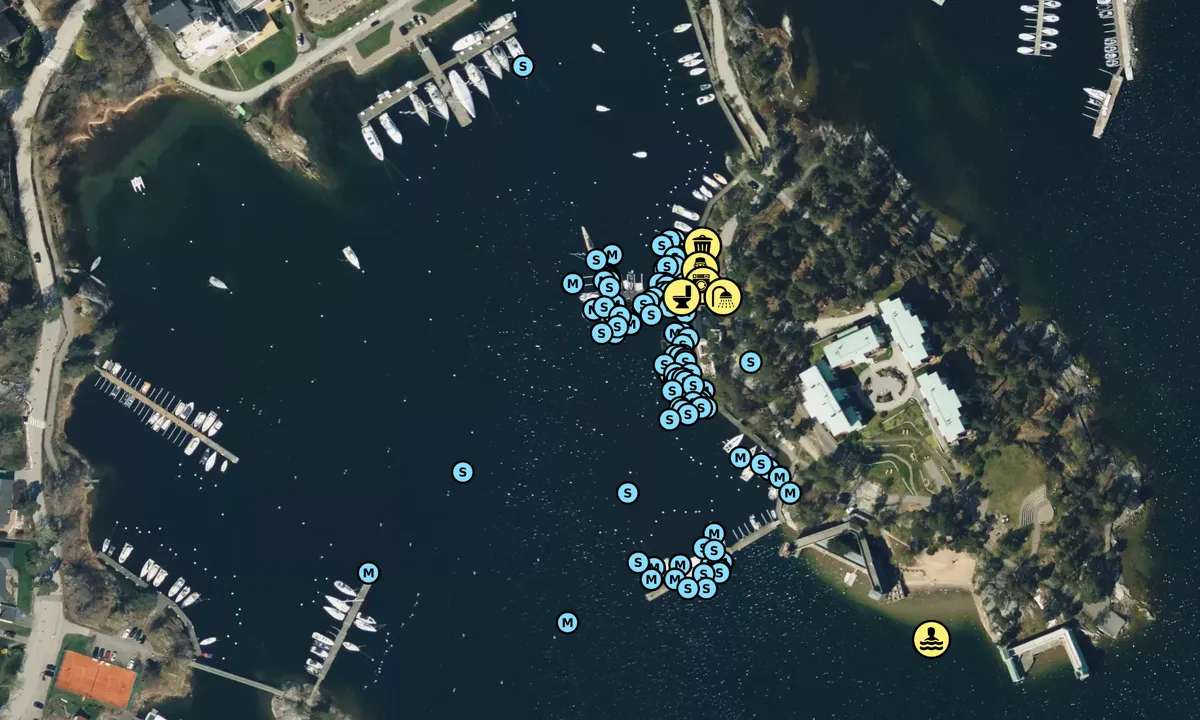 Satelite image of Saltsjöbaden - Hotellviken