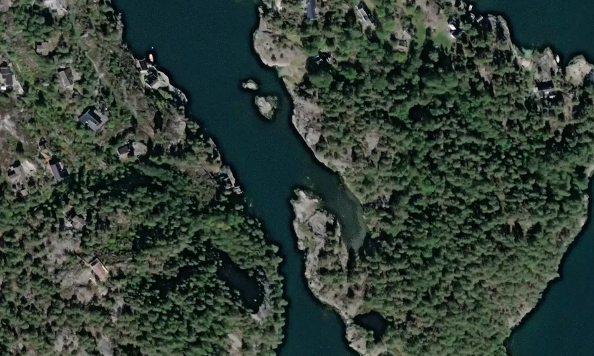 Satelite image of Saltskjærholmen (Vest)