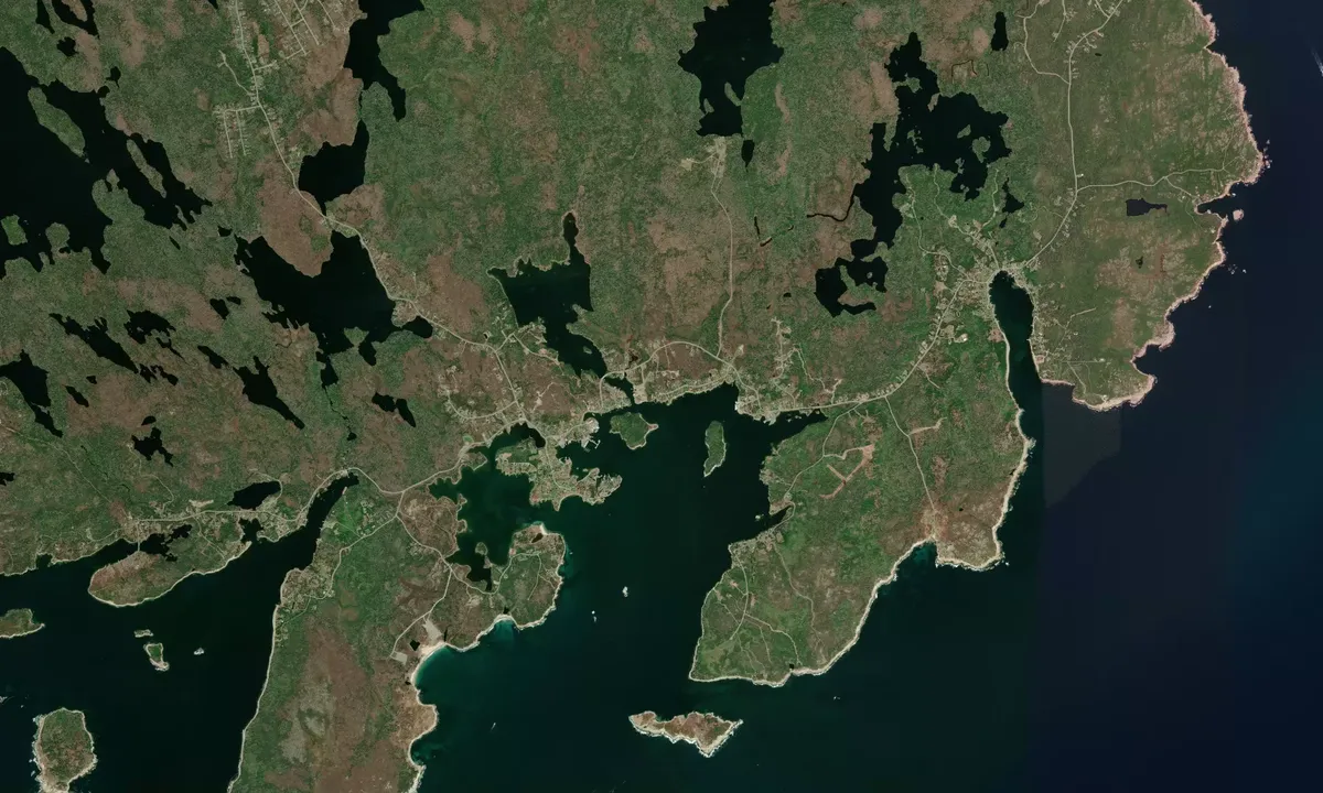 Flyfoto av Sambro Harbour