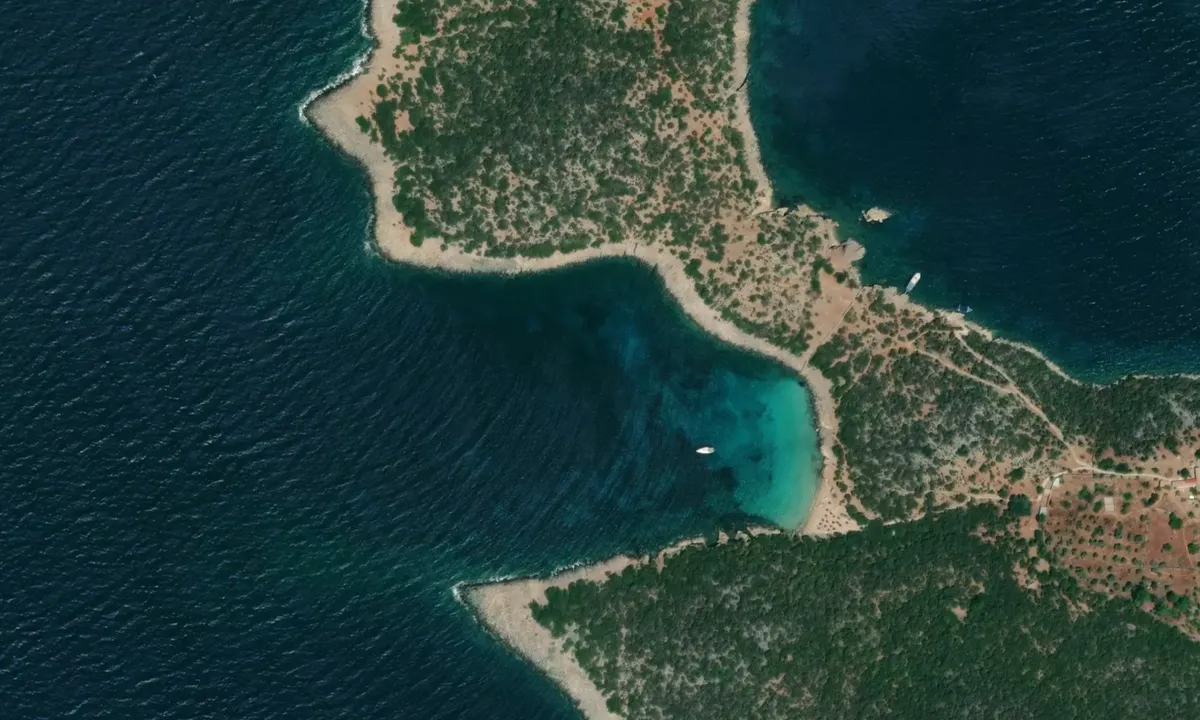 Flyfoto av Samiopoula Beach