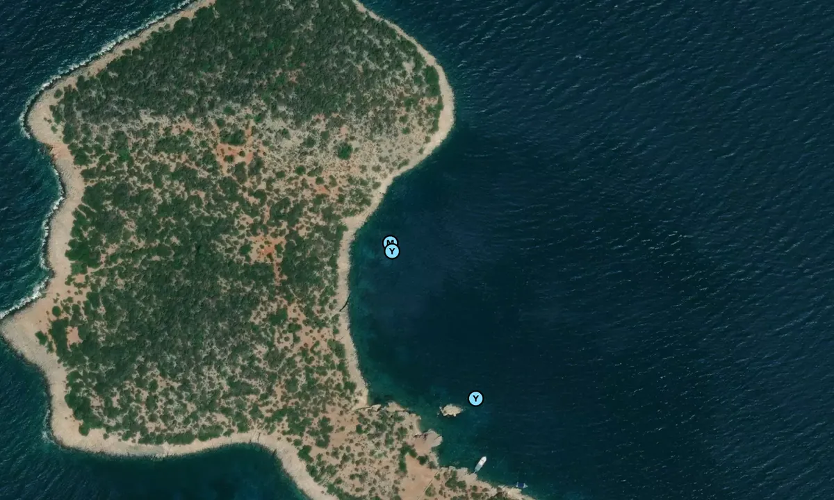 Satelite image of Samiopoula Bight