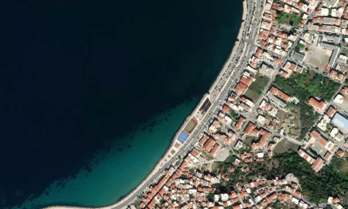 Flyfoto av Samos City
