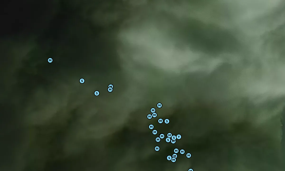 Satelite image of Samsing Cove