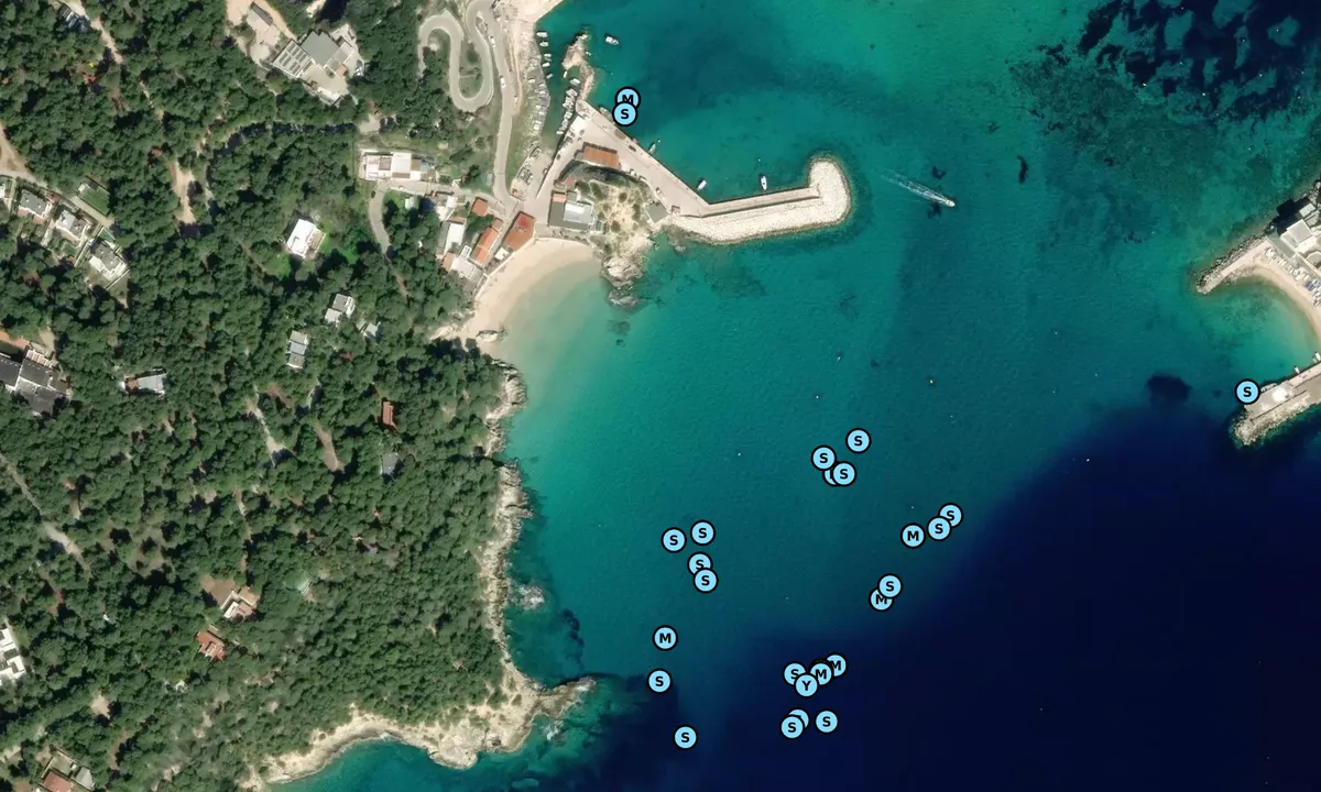 Satelite image of San Domino