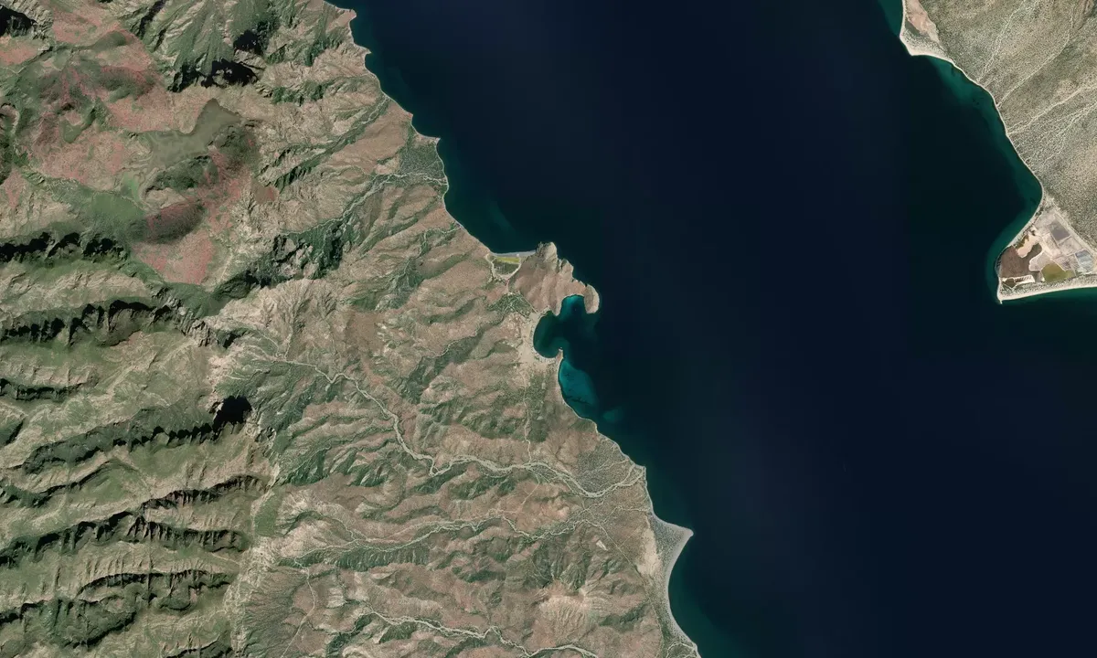 Flyfoto av San Evaristo - Village Bay