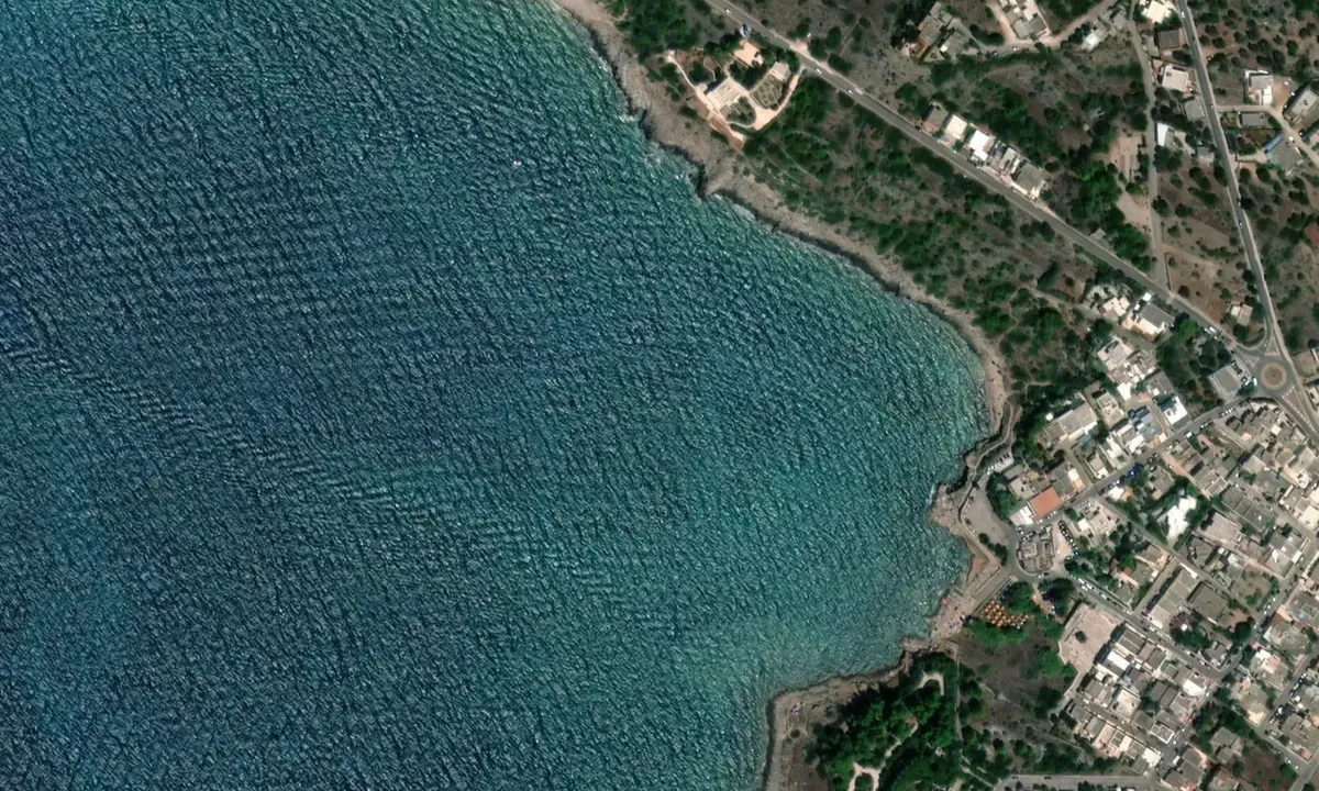 Satelite image of San Gregorio - Patù