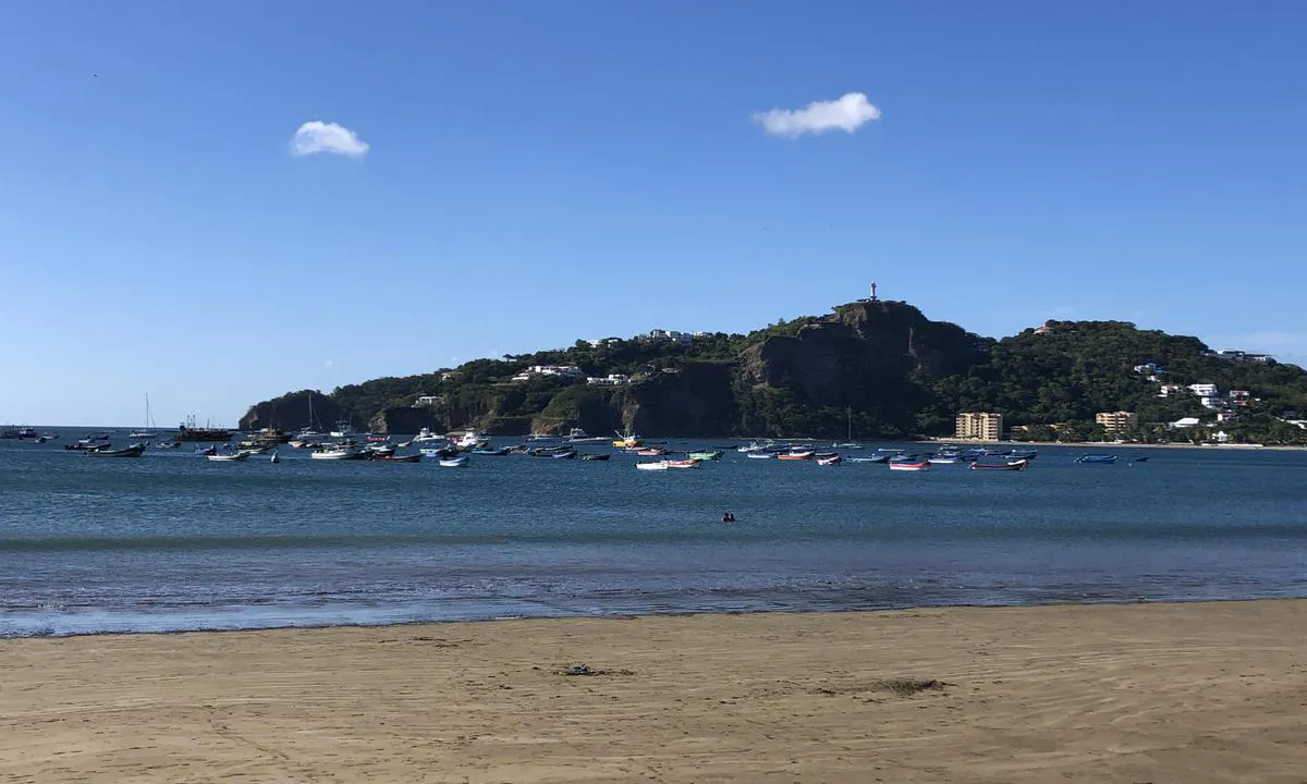 The bay of San Juan del Sur in Nicaragua