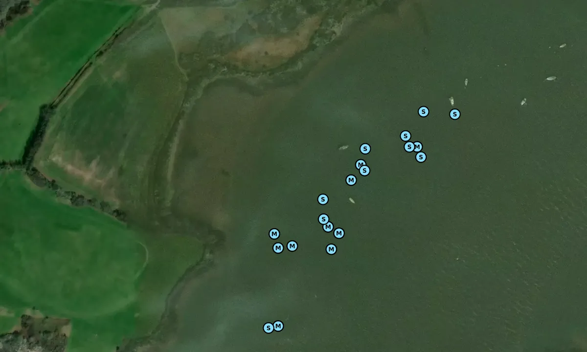 Satelite image of Sand Acre Bay