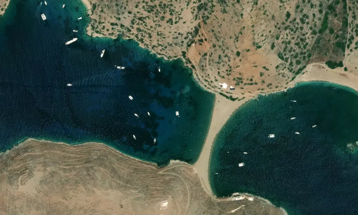 Flyfoto av Sand Bar Bay West